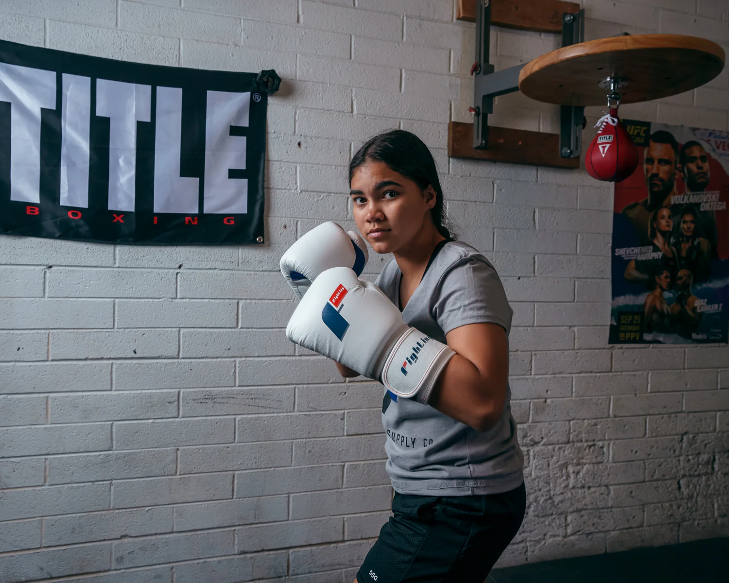 Fighting Leather Heavy Bag Boxing Gloves - Image 16