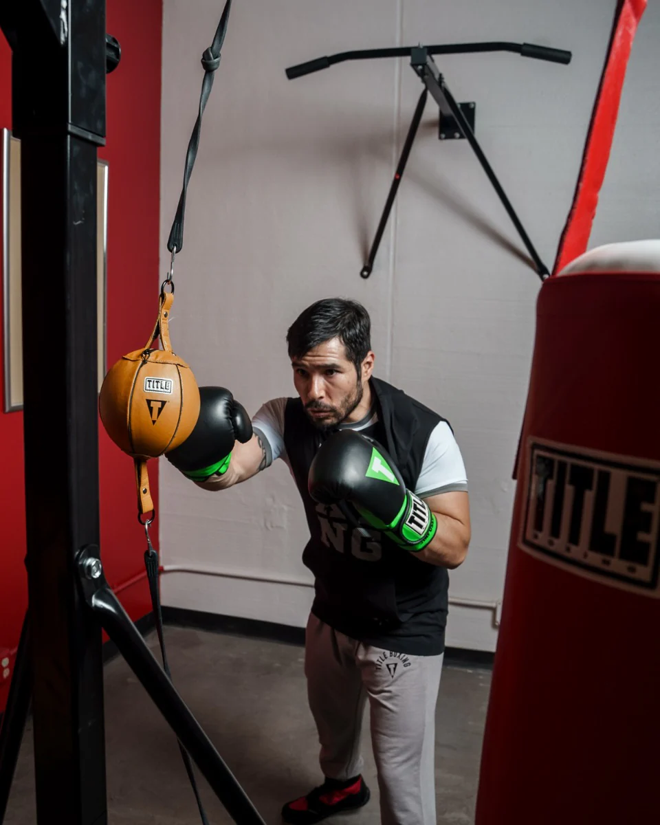 TITLE Boxing 4-Score Punching Bag Stand (Without Punching Bags) - Image 5