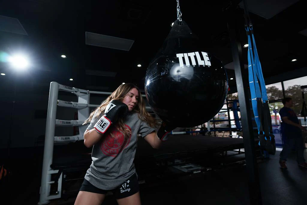 TITLE Boxing Aqua Training Punching Bag - Image 5