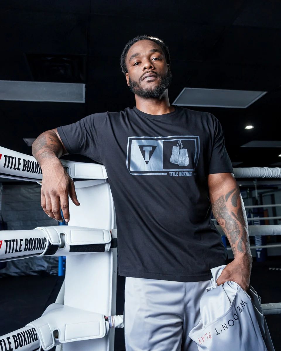 TITLE Boxing Dual-Frame Logo Tee - Image 8