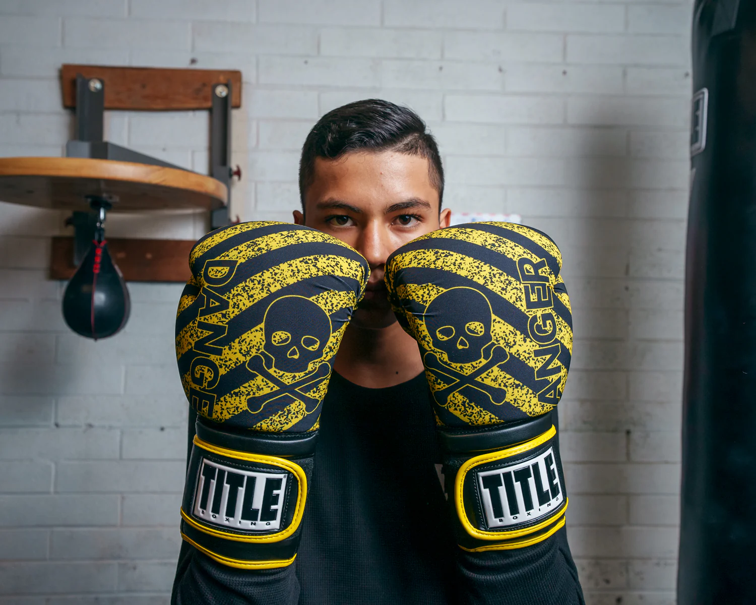TITLE Boxing Infused Foam Danger Bag Boxing Gloves - Image 8