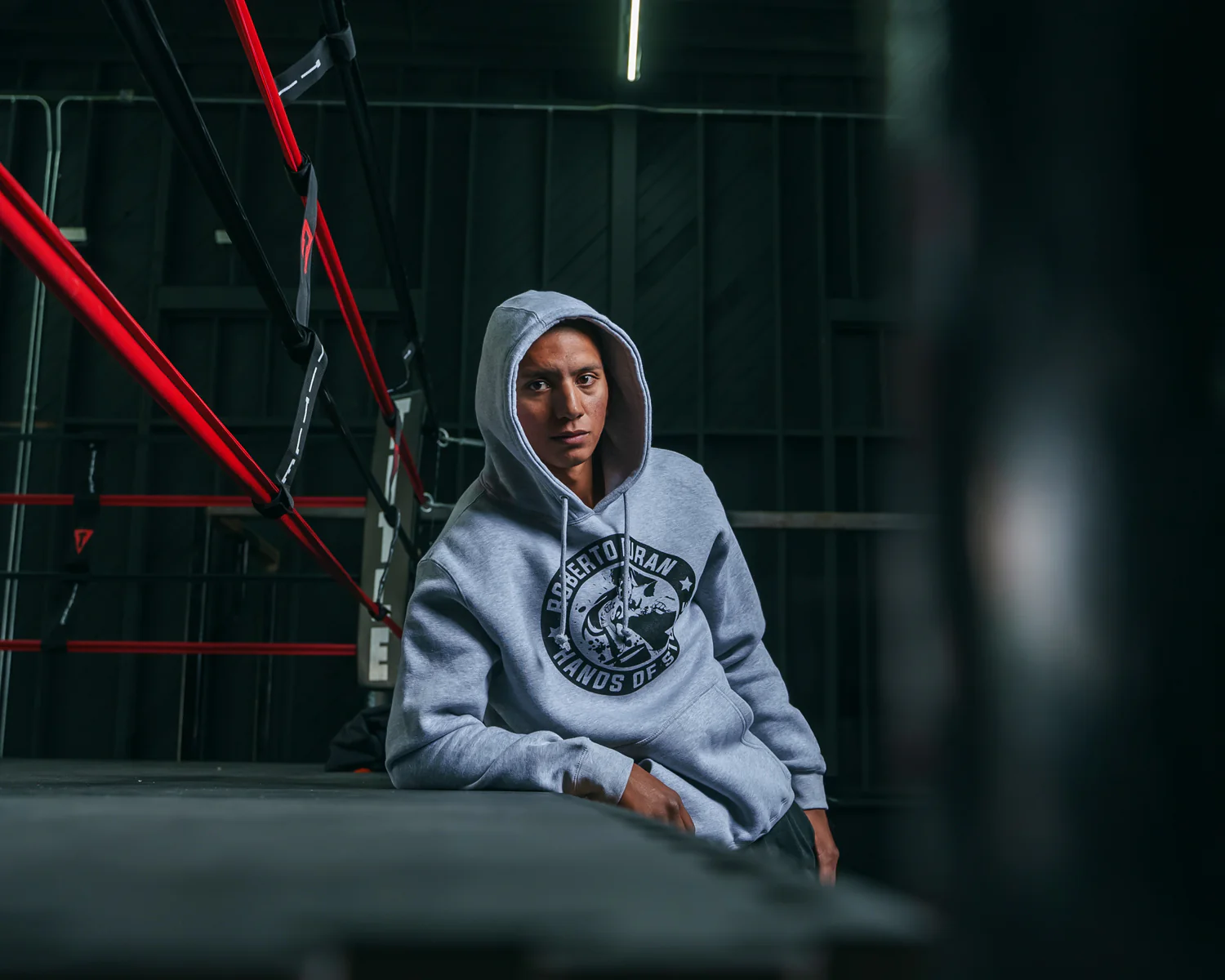 TITLE Boxing Legacy Roberto Duran "Hands of Stone" Hoodie - Image 2