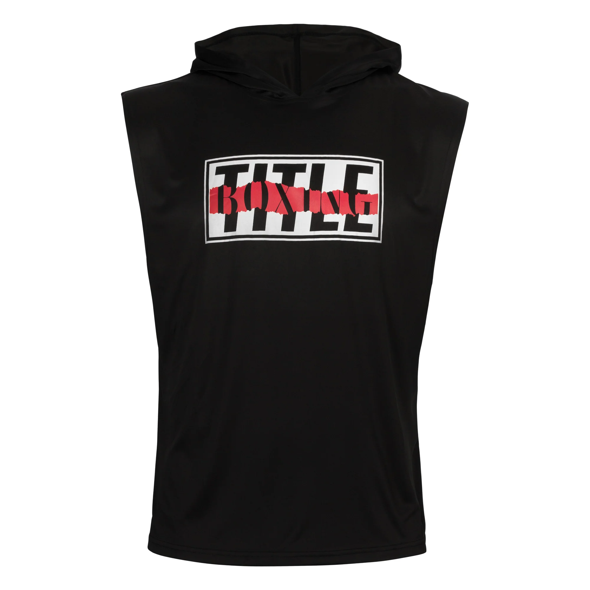 TITLE Boxing Simply Shredded Sleeveless Hoodie - Image 7