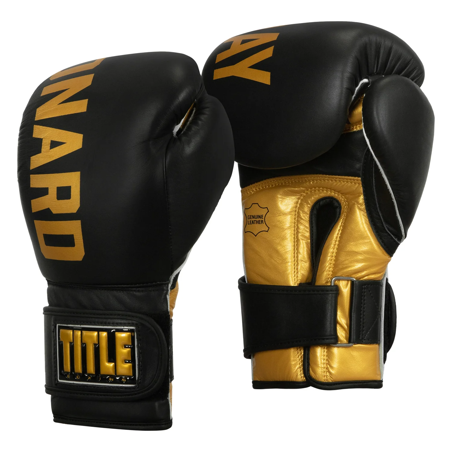 TITLE Boxing Sugar Ray Leonard Leather Bag Boxing Gloves - Image 4