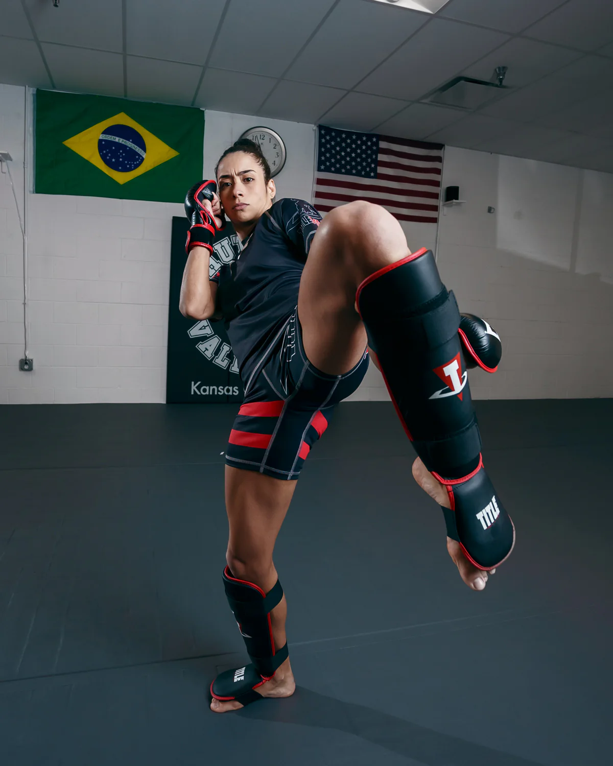 TITLE MMA Conflict Stand Up Shin Guards - Image 6